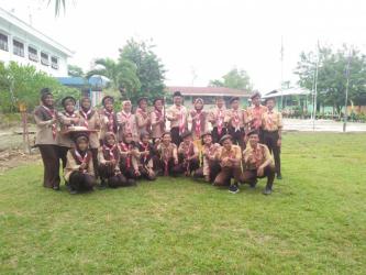 Foto Bersama Kegiatan Pramuka